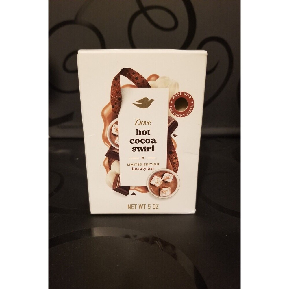 Dove Beauty Limited Edition Holiday Bar Soap Hot Cocoa Swirl, SINGLE BAR 5 oz